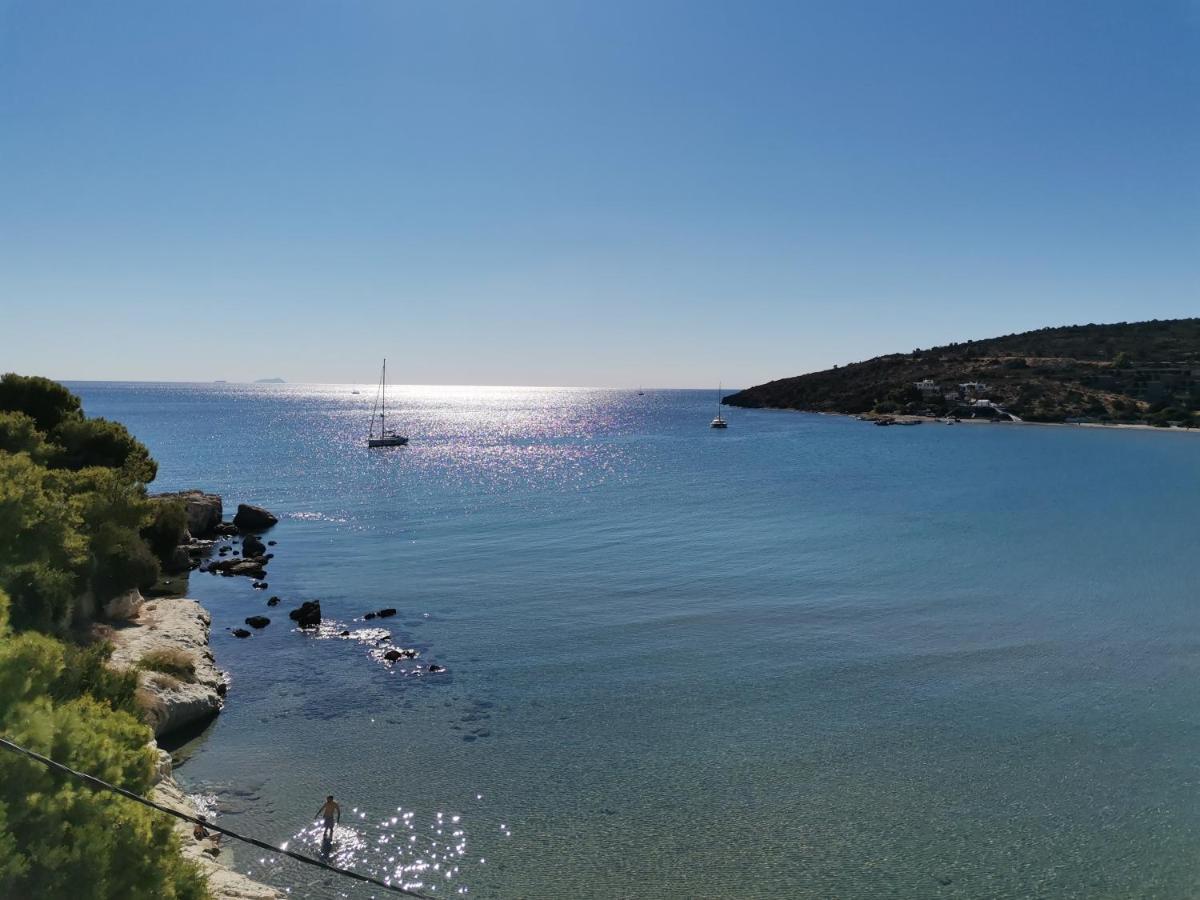 Sandy Beach Agia Marina  Exterior photo